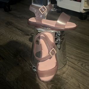 Mini Mellisa Sparkling Pink Sandals size 11. Excellent Condition.